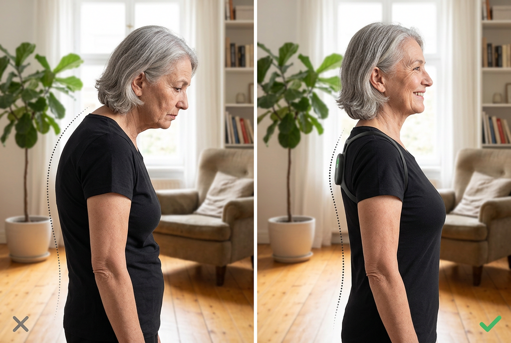 MaxWell Posture Pro – Smart Posture Trainer with Vibration Alert