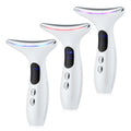 GlowLift Pro 3-in-1 face and neck device with red, blue and purple light