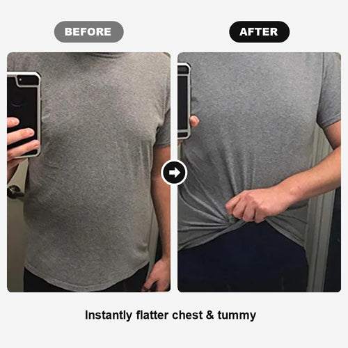 MaxWell Sculpt compression tank top before and after